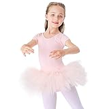 Bezioner Tutu de Danse Classique Robe de Ballet Justaucorps