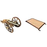 RZARDFLAMR Kit de modélisme en bois de canon napoléonien