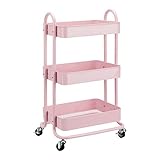Amazon Basics Chariot de rangement à 3 niveaux pour