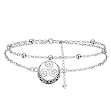 Arrebol Bracelet Celtique pour Femme Argent Sterling