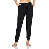 GIMDUMASA Pantalon Jogging Femme en Coton Pantalon