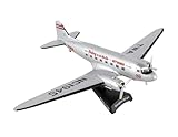 Daron Postage Stamp Douglas DC-3 TWA 1/144 Scale Silver