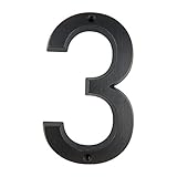 HASWARE Plaque de numéro de maison 6 pouces (15 cm)