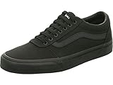 Vans Ward Homme, (CANVAS) BLACK/BLACK, 45 EU