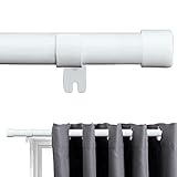 Tringle à Rideaux, 76-116 cm Tringle à Rideau Extensible