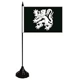 U24 Drapeau de table Asse (Belgique) - 10 x 15 cm