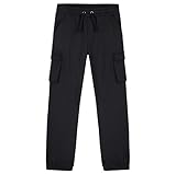 CityComfort Pantalon Cargo Garçon avec 4 Poches, Jogging