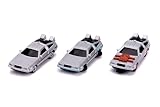 Jada Nano DMC Back to The Future 3 Car 1 Set Grey Hollywood