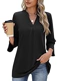 heekpek Chemisier Femme Chic et Élégant Blouse Col