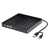 Lecteur CD DVD Externe, Graveur DVD Externe avec USB3.0