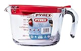 Pyrex 8022313 Classic Broc mesureur en verre avec couvercle