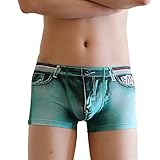 URIBAKY Pantalon de Jogging Homme, Hommes Denim 3D