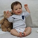 ZIYIUI Poupées Reborn réalistes de 55 cm en silicone