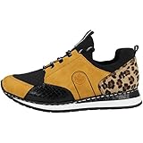 Rieker N3083, Basket Femme, Jaune 68, 38 EU