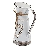 HOLIDYOYO Vase à Fleurs Métal Vintage Pot Décoratif