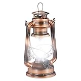 Relaxdays Lanterne tempête LED, Retro comme décoration
