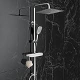 Görbach Colonne de Douche Sans Robinet en Acier Inoxydable