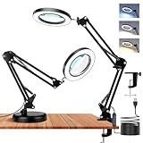 Lampe Loupe Grossissante,10x LED Loupe Eclairante Grossissante