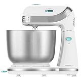 Cecotec Batteur pétrisseur CecoMixer Easy, Blanc. Puissance