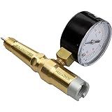 SALVIMAR Manometro predathor Pro Manomètre Mixte, Laiton,