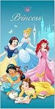 Disney Drap de Plage Princess Bleu Ciel Enfant 70 x