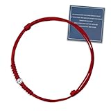 FANCIBAND Bracelet Porte Bonheur Avec Perles Argent