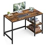 VASAGLE Bureau avec Rangement, Table d’Ordinateur,