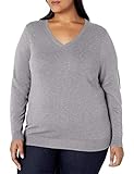 Amazon Essentials Pull Col en V à Manches Longues Léger