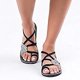 Femmes Grande Taille Roman Été Sandales Explosion Couleur