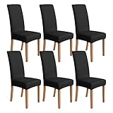 Amazon Basics Lot de 6 housses de chaise de salle à