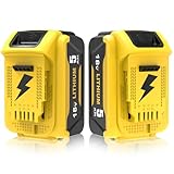 2Pack 18V 5.0Ah Replacement pour Dewalt Batterie 18V