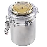 Veesper Jar de Tabac étanche à air en Acier Inoxydable