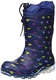 Beck Fille Blinking Hearts Botte de neige, Bleu, 34