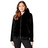 CityComfort Manteau en Peluche Zippé Femme avec Capuche
