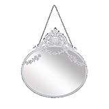 NIKKY HOME 26.2CM Miroir Mural en Métal Vintage Miroir