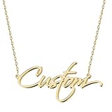 Collier Prénom Personnalisé en Argent - Pendentif Gravé