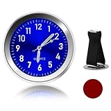 Horloge Ronde de Voiture Lumineuse à Quartz - Mini