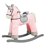 BINO Licorne à bascule, rose