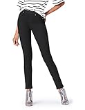Marque Amazon - find. Jegging Femme - Noir (Black)