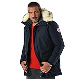 paragoose Mario Manteau parka Longue Homme Navy M