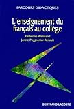 L'enseignement du français au collège