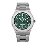 SAPPHERO Montre Homme Acier Inoxydable 50M Etanche