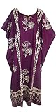 Caftan JAVA - En coton imprimé plage - Robe de taille