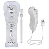 TechKen 2en1 Manette de wii avec Manette Nunchuk, Contrôleur