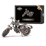 Signstek Modèle de Moto de Fer, Moto Rétro en Fer,