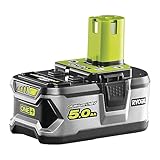 RYOBI - Batterie 18 Volts One+ 5,0 Ah Lithium-ION -