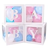 4 boîtes de Douche de bébé décorations de fête,avec