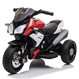 LALAHO Moto électrique pour Enfants 3 Roues 6 V 7 Ah,