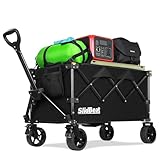 SLIDBEAT Chariot Tout-Terrain Pliable avec Double Frein