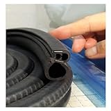 Joint de porte de voiture noir de 8 m, joint de coffre